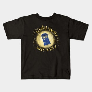 wibbly wobbly timey wimey Kids T-Shirt